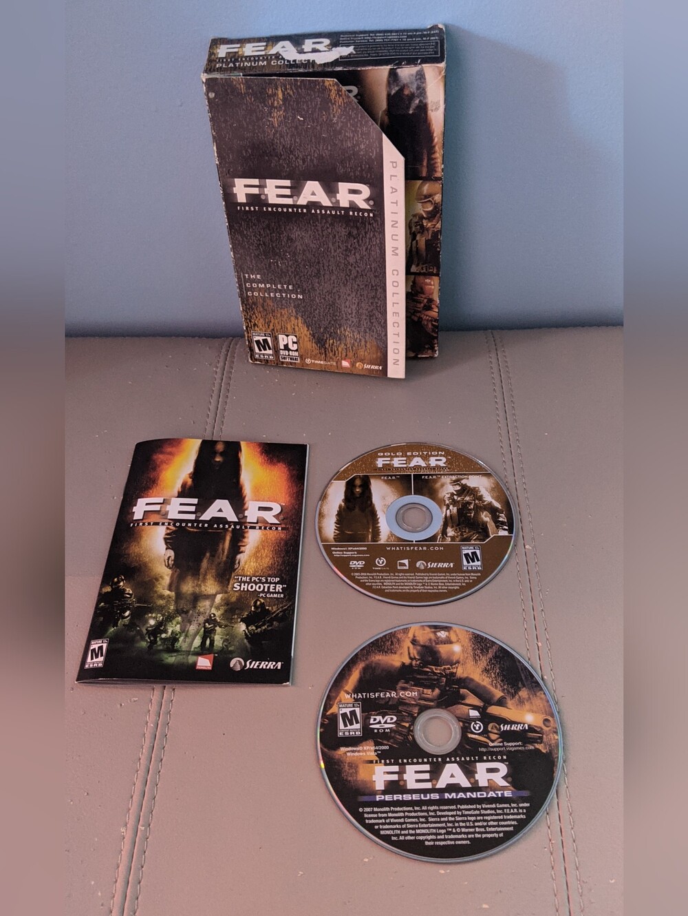 F.E.A.R. First Encounter Assault Recon Platinum game collection for PC